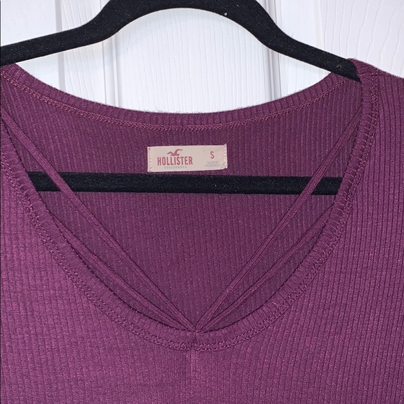 Hollister V-neck Double String Tee - Picture 3 of 3